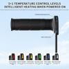Small Temperature Control Heated Motorcycle Grips 6 Customizable Levels Motorbike Heating Grips for Modification Use