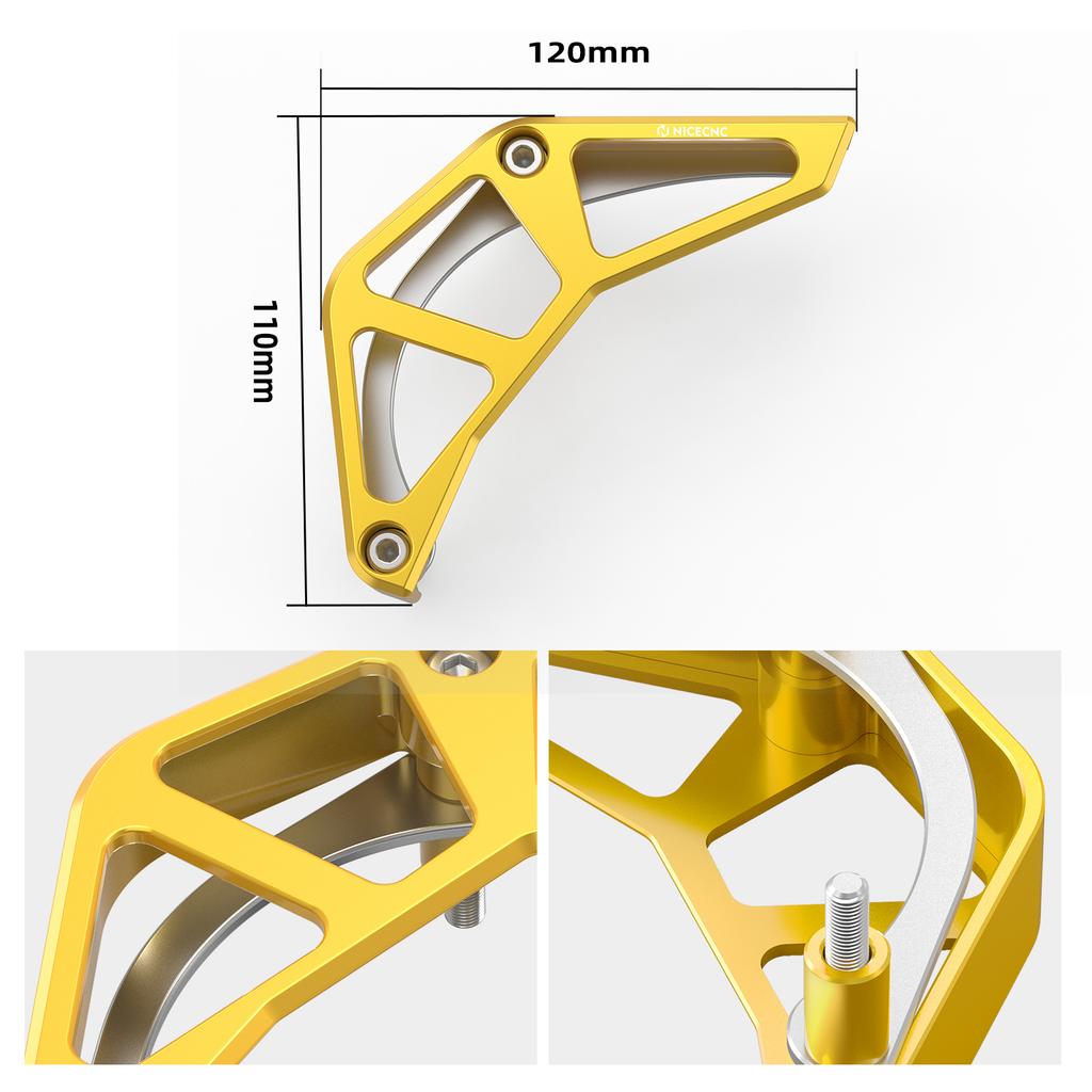 For Suzuki DRZ400S DRZ400SM 2000-2024 Motorcycle Front Sprocket Guard Chain Cover Case Saver DR-Z 400S 400SM 2023 2022 2021 2021