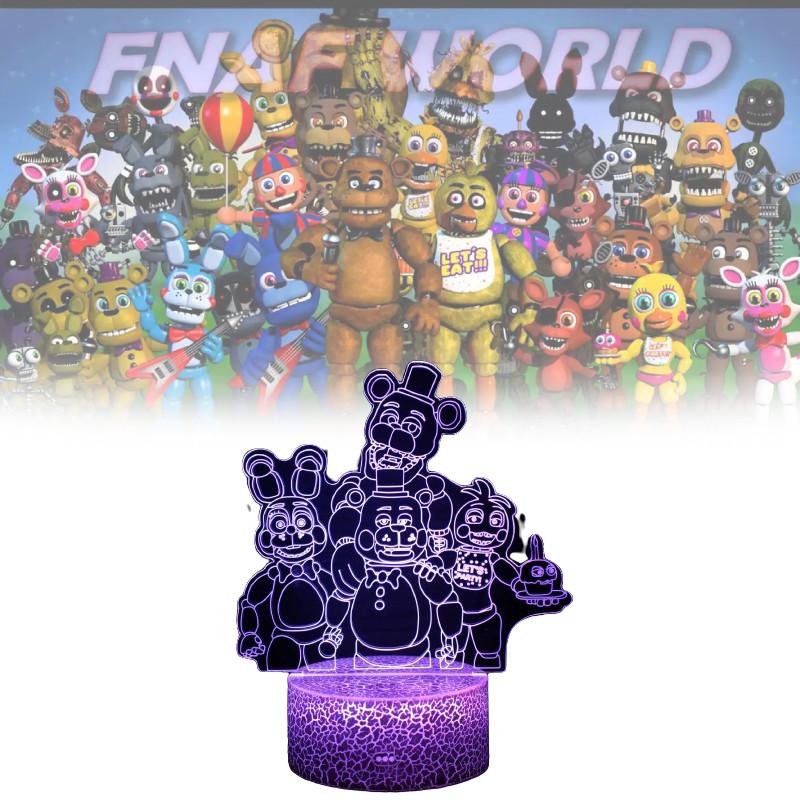 Five Nights At Freddy Led Night Light Remote Control Color Teen Supplies Bedroom