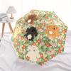 1pc Floral Poodles Automatic Umbrella 8-Bone Design Compact Gear for Outdoor Travel, Perfect Holiday Gift  Y250827082