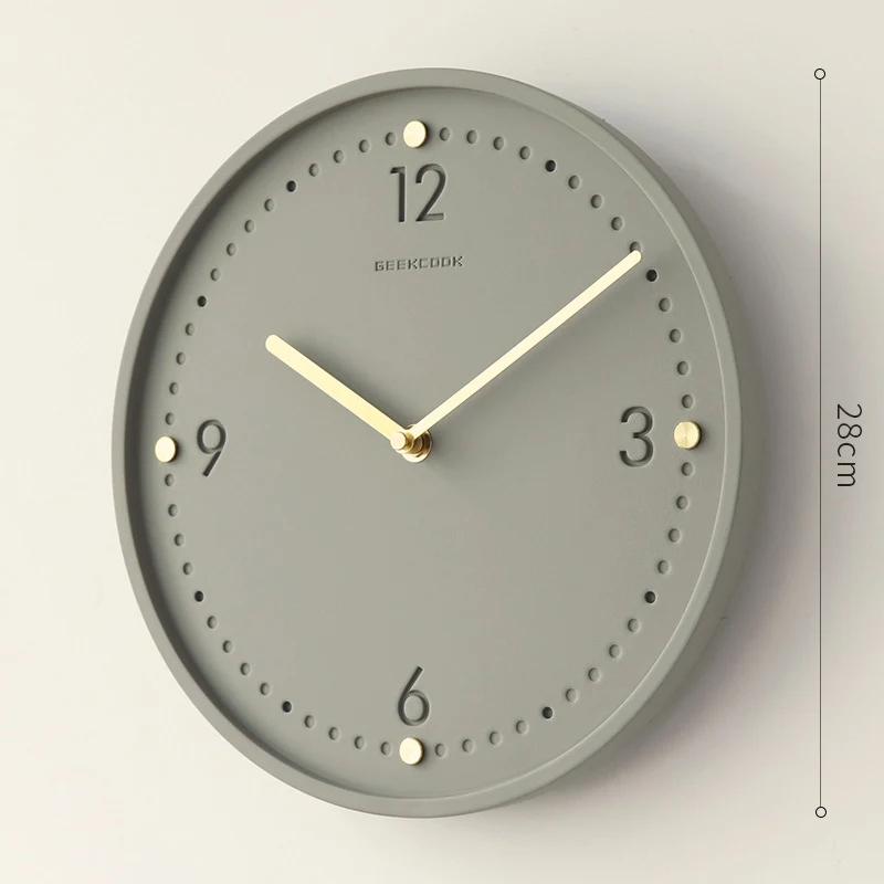 Minimalist Home Silent Wall Clocks High Quality Wall Decoration Light Luxury Wall Clock Reloj Pared Home Decoration Accessories