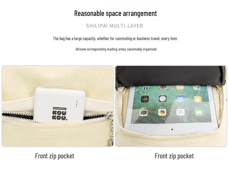 2025 Women's Vintage Soft Leather Tassel Backpack – Spacious, Stylish, and Versatile for Commute