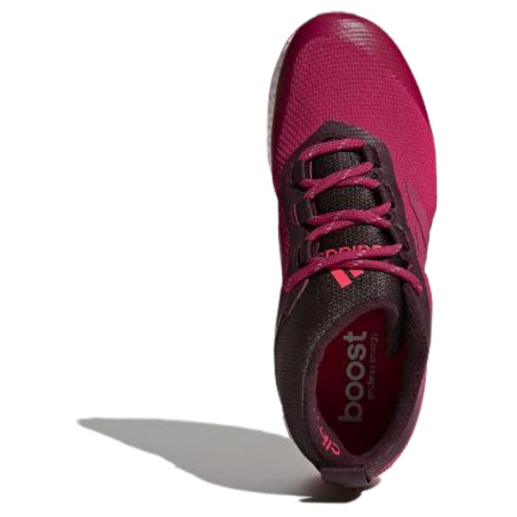 Adidas Ch Rocket Fashion Slip Resistant Durable Mid Top Running Shoes Women Running Shoes Red AQ6033