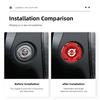 cujgl8 Car Start Button Metal Protective Cover For Volvo Xc60 Xc90 V40 V60 S60 V50 V90 S80 C40 XC40 V70 XC70 C30 C70 EX90 Rdesign