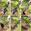 Iron Shovel/Hoe/Rake For Gardening Tool Multifunctional Double-Sided Planting Tool For Garden Digging,Transplanting,Weedin
