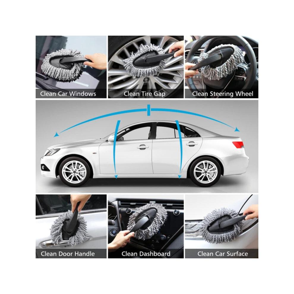 6pcs/Set Gloves Dusting Tire Brush Car Cleaning Brush Set(B Model)