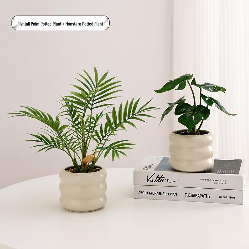 Artificial Bionic Potted Plant for Living Room Table or TV Cabinet