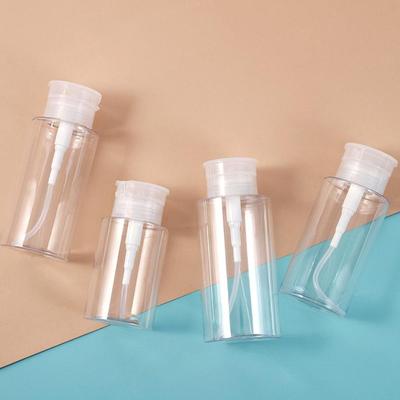 Pump Dispenser Bottle Makeup Remover Bottle Press Pumping Dispenser Nail Polish Remover Container