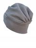 Women's Turban Sara Beige Grey Cotton Hat Also for Chemotherapy