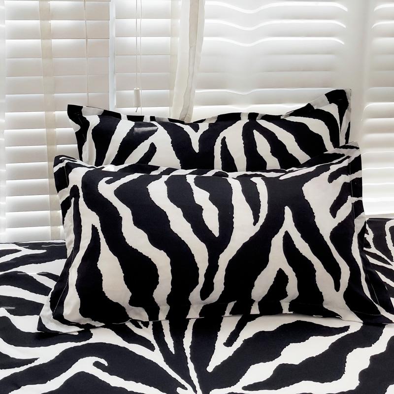 MissDeer 2pcs Pillow Cover Printed Pillowcase 48x74cm Pillowslip for Home Bed Cushion Cover Rectangle Pillow Case funda almohada