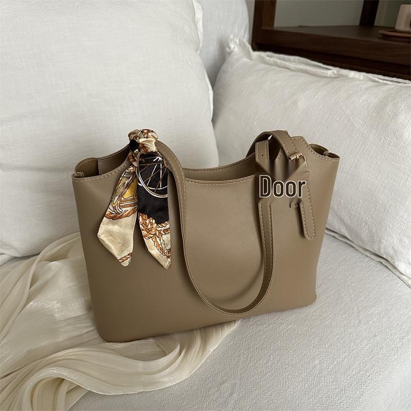 2025 Vielseitige Retro-Texturierte Große Eimer-Schulter-Tragetasche für Damen