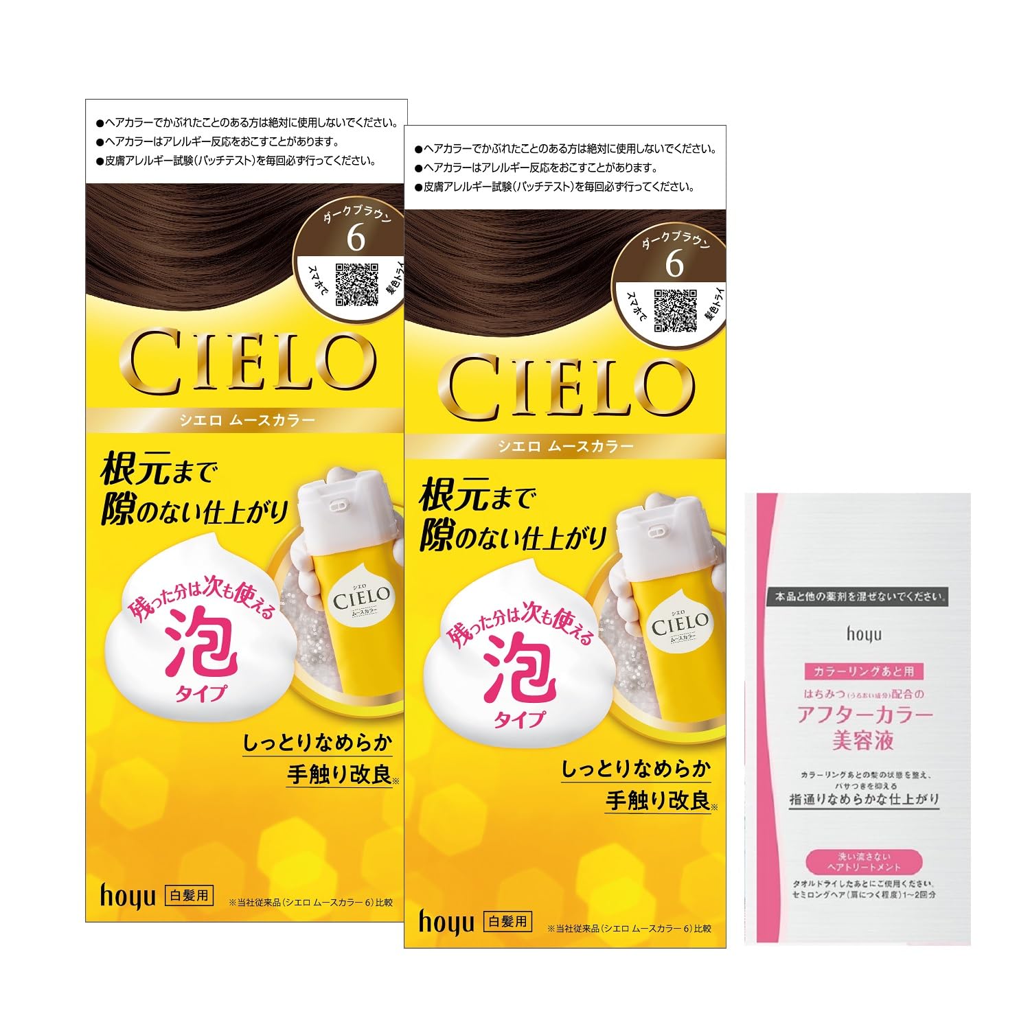 

Hoyu Cielo Mousse Color 6 bottles (2 + bonus) [Quasi-drug]