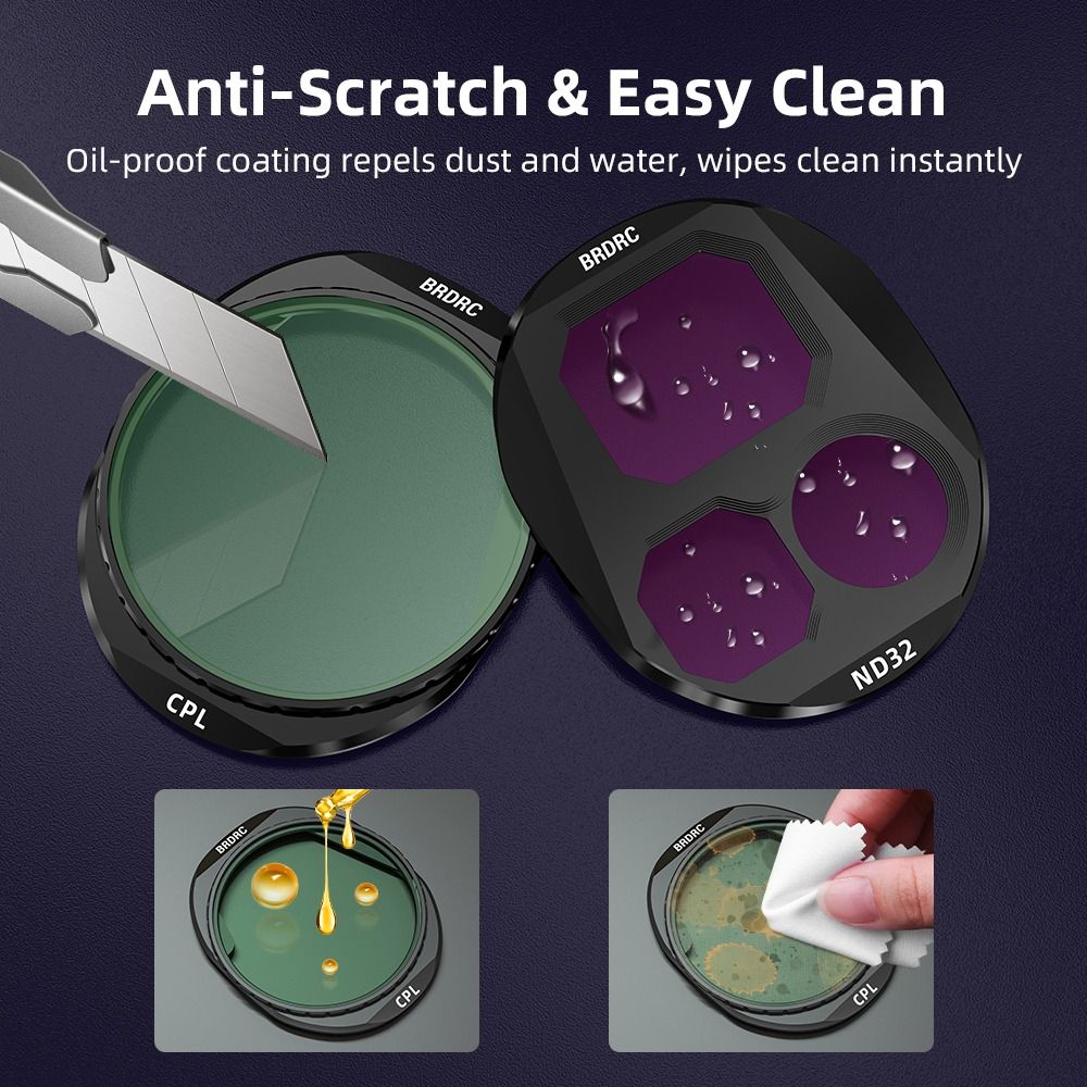 Optical Glass Camera Filter ND8 ND16 ND32 Lens Protector for DJI Mavic 4 Pro Drone Accessories