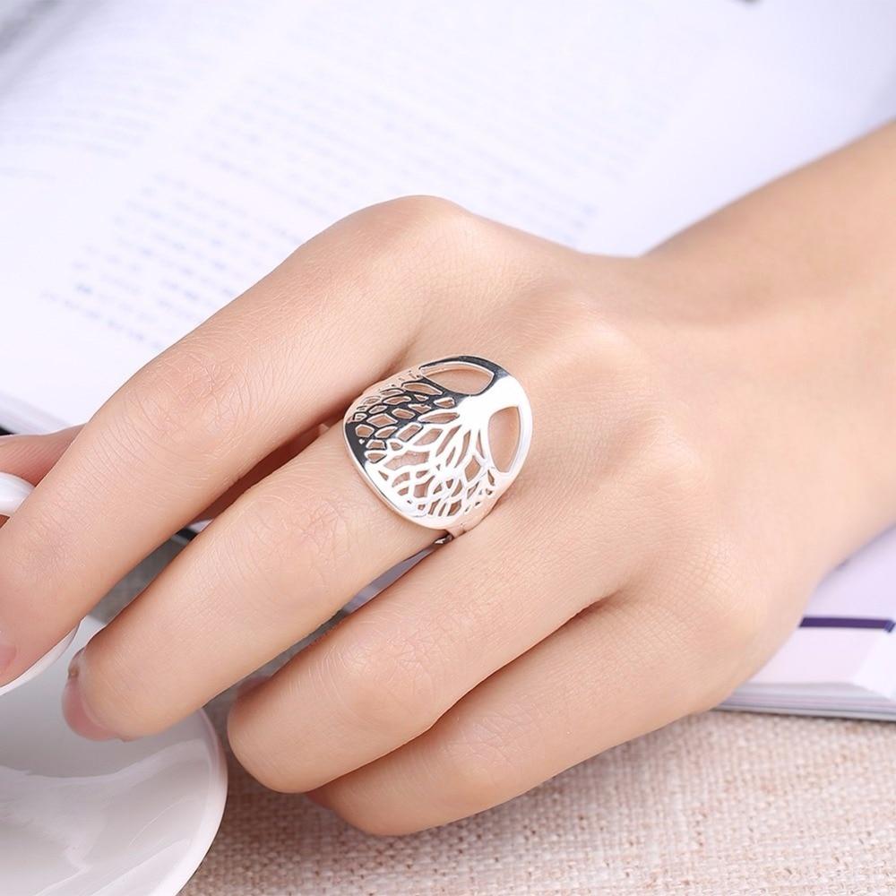 Lekani Women Tree Of Life Rings Classic Accessories  Sterling Color Rings Anillos Fine Jewelry New Arrival Mothers Day Souvenir GiftsClassic
