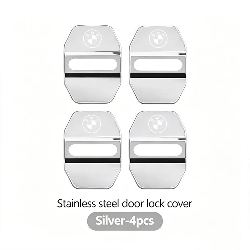4Pcs Car Door Lock Cover Stainless Steel Protection Accessories Stickers For BMW G80 G06 G07 G42 G14 G15 G16 F82 F20 F21 F83 M2
