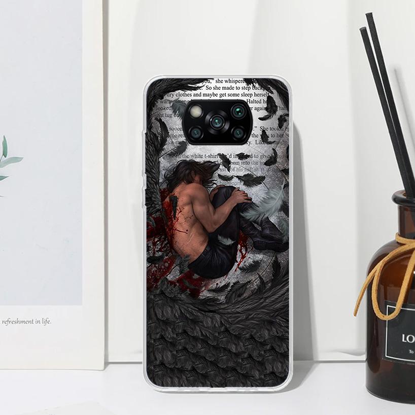 A Court Of Mist And Fury Phone Case For Xiaomi Poco X7 X6 X5 M7 M8 Pro F7 Ultra Redmi 15C 15 13C 13 12C 12 10 10C 10A Art Fundas