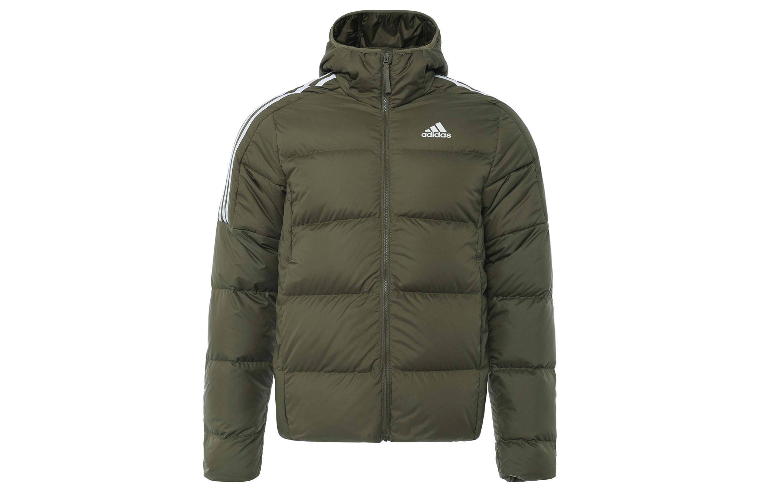 Adidas ESSENTIALS Down Jacket Men s Olive GT9138 XS