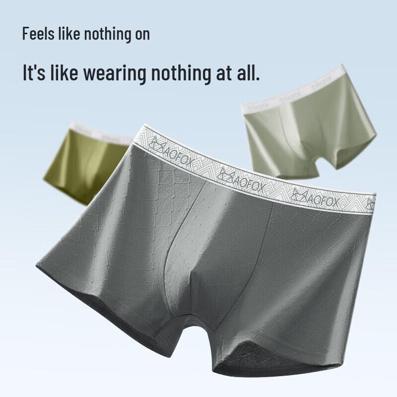 Herren 7A Antibakterielle Reine Baumwolle Boxer Briefs (3 Pack)