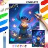 Stitch Painting by Numbers Hand Filled Drawing Art Kit Home Decor
