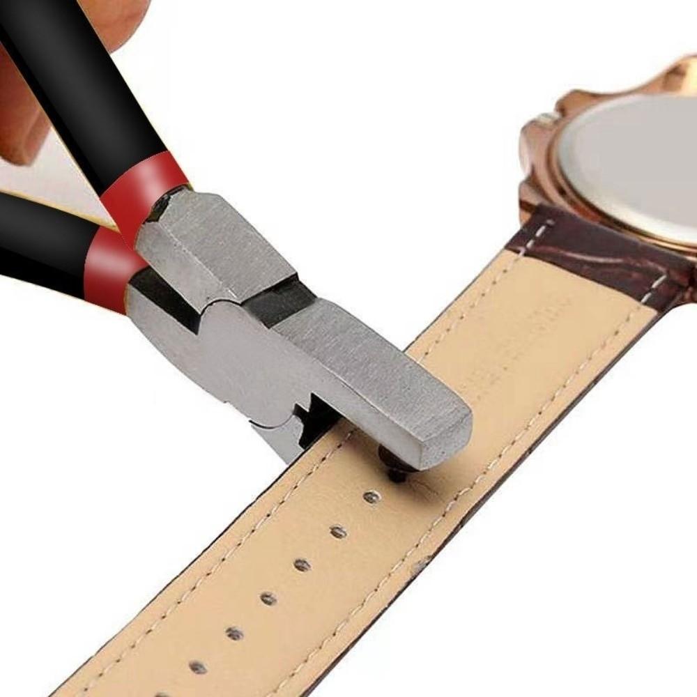 Metal Leather Belt Hole Puncher Round Hole Belt Punching Tool Watch Band Hole Punch Hand Tools