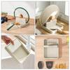 Pot Lid Holder Foldable Kitchen Spoon Rest Plastic Countertop Lid Stand Multi Function Organizer Pots and Pans Organizer