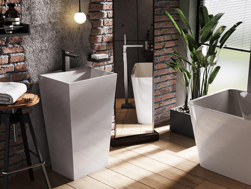 ASPIRA II chrome low washbasin tap Besco