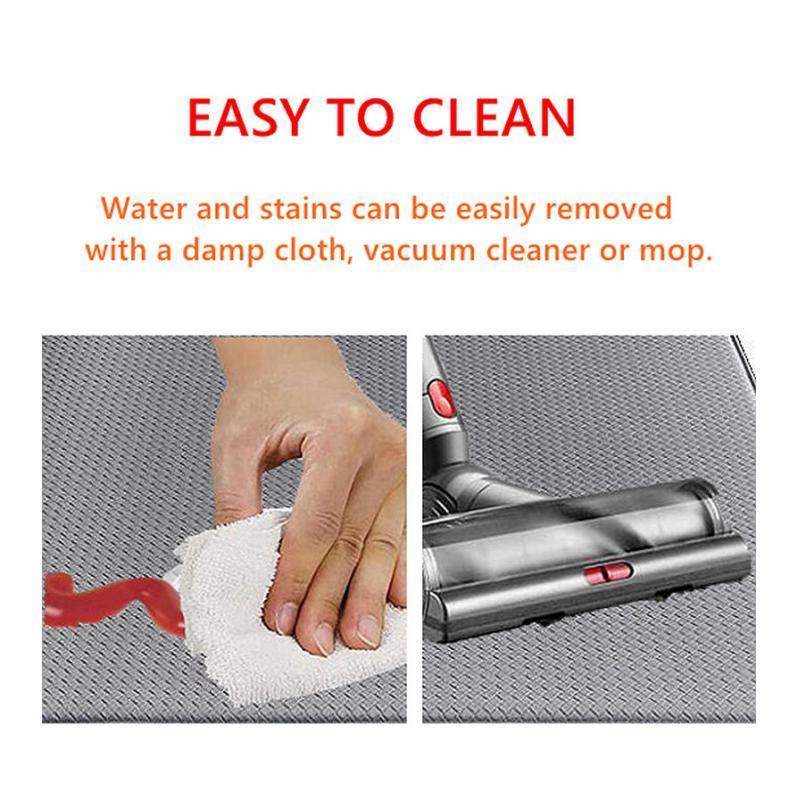 Non Slip PVC Kitchen Mat Comfort Runner Rug Cushioned Anti Fatigue Floor Thick Doormat for