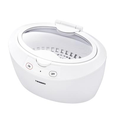 TWINBIRD Ultrasonic Cleaner Automatic Stop Washing Basket with Washing Holder Glasses Cleaning Accessories Plastic Model Glasses Watch Ring Dentures