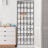 14/35 Pockets Over The Door Shoe Rack Large Mesh Pockets With 4 Hooks for Closet Hanging Shoe Rack Holder Hanger Storage Bag