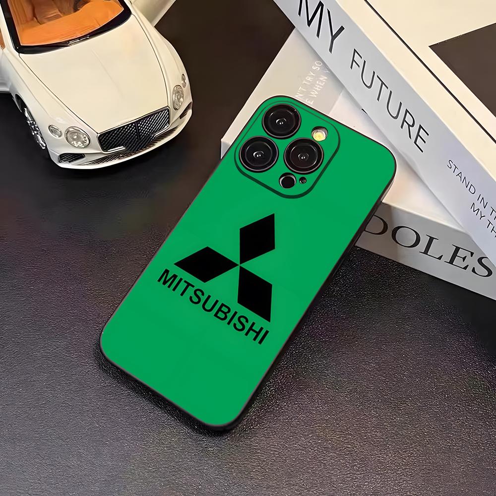 Funda de Teléfono de Lujo para Coche M-mitsubishis Para 16 Pro Max Iphone 17 Pro Max 14 15 Plus 12 13 11 Pro Xr X Xs SE Cubierta Trasera