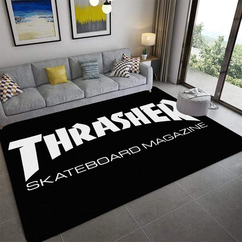 T-thrush Printed Carpet Fashion Yoga Mat Non-Slip Carpet Bedroom Decoration Outdoor Carpet Bedroom Birthday Gift