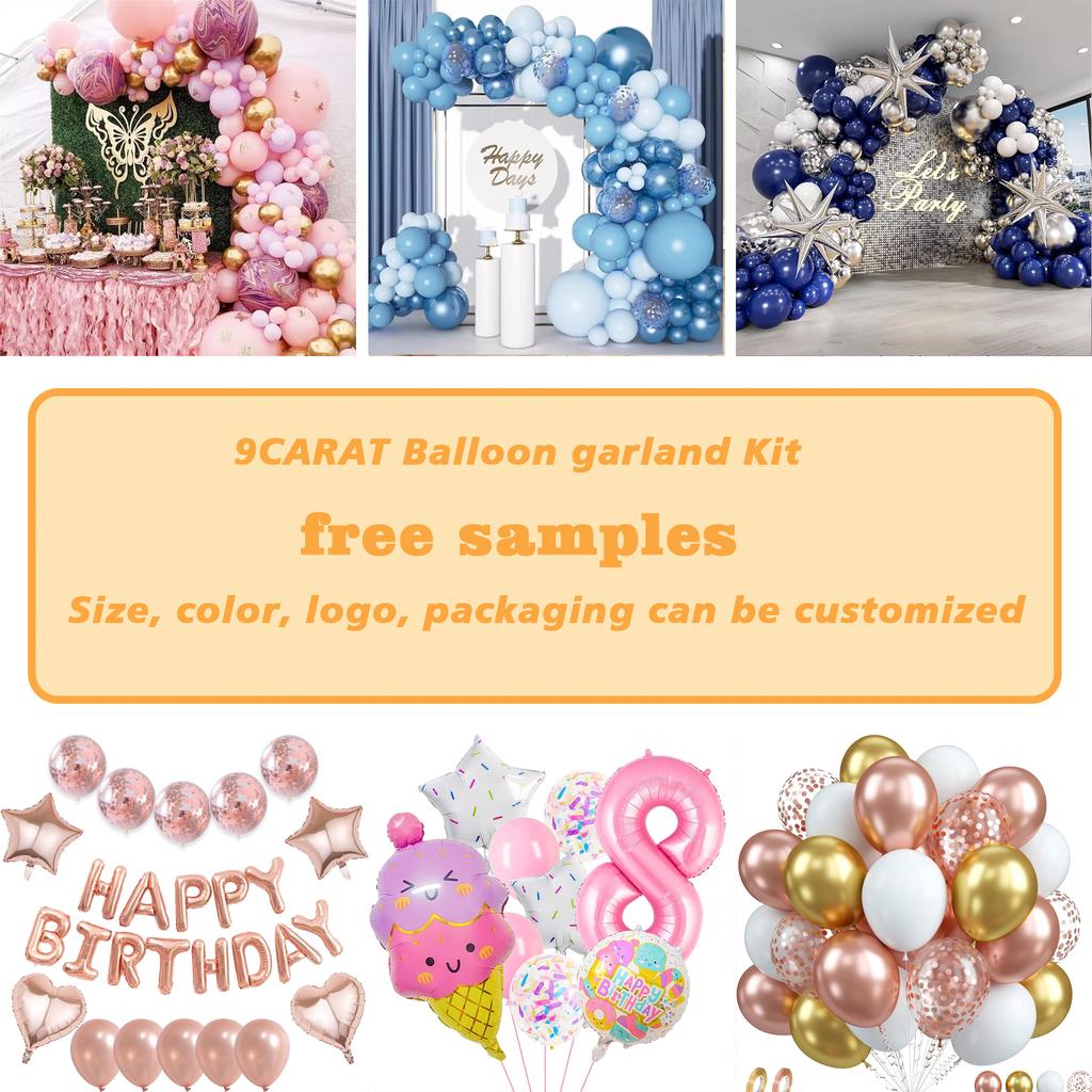 Bruiloft Verjaardag Babyborrel Geslachtsonthulling Decoraties Stofblauw Wit Ballonnenboog Slingerset