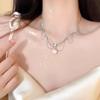 2024 Vintage Double-Layer Pearl Necklace with Heart Pendant