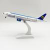 Maßstab 1/400 Statisches Spielzeugflugzeug Diecast 20CM Simulationslegierung Usbekistan B787 Passagierflugzeugmodell Heimdekoration Ausstellung