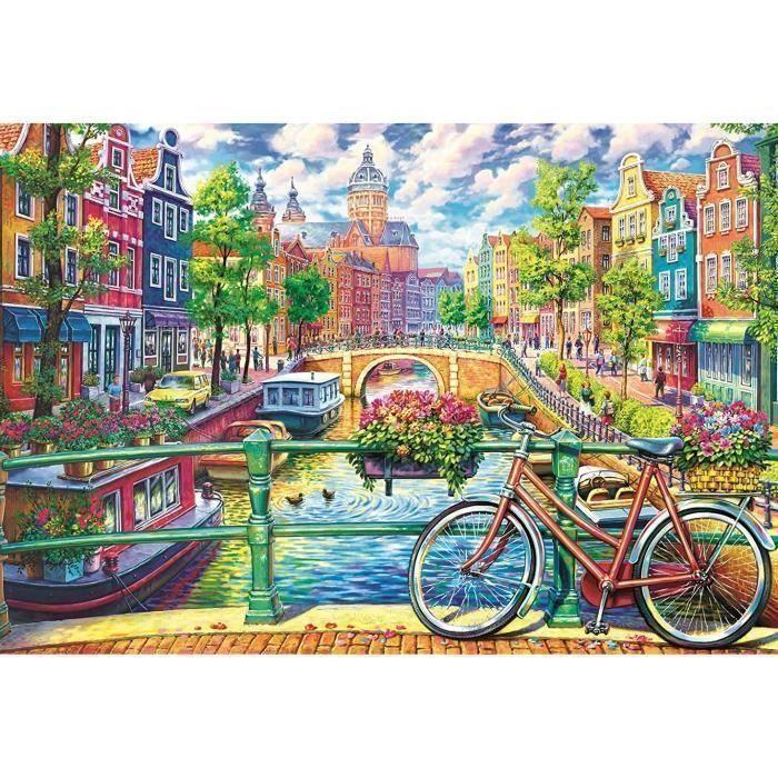 Puzzle trefl 1500 pièces - amsterdam