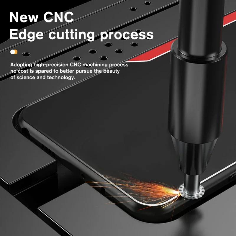 Για Samsung Galaxy S24 S23 S22 S21 S20 Plus Ultra FE 5G Θήκη Πολυτελής Πίσω Κάλυμμα από Κράμα Αλουμινίου σε Μαλακή Άκρη TPU Προστατευτική Fundas