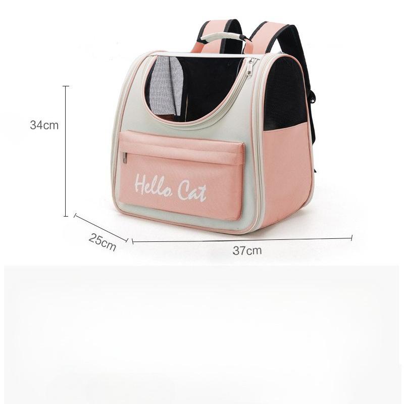Pet Portable Cat Bag Portable Shoulder Foldable Bag Going Backpack Cartoon Cat Bag Dog Pet Backpack