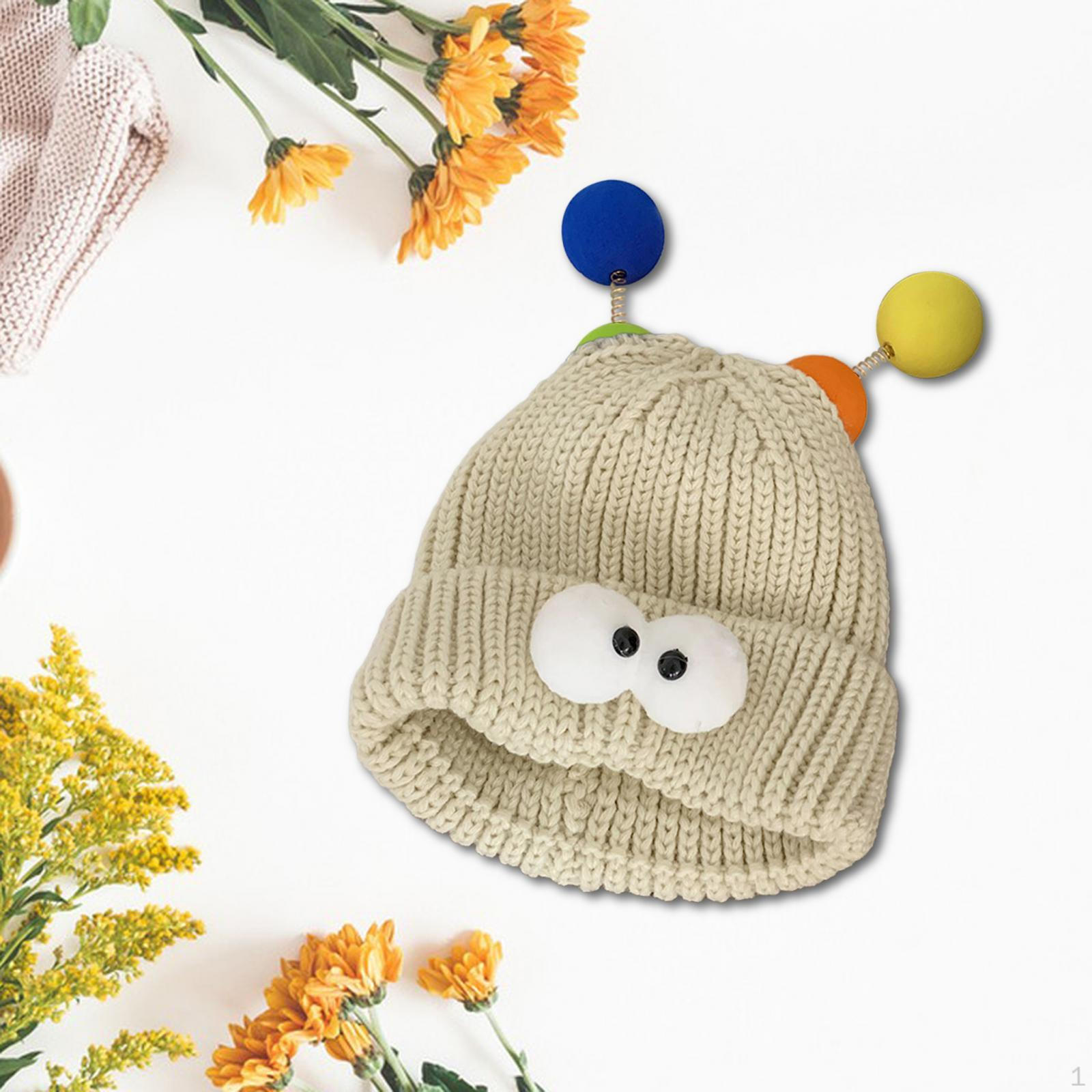 

Вязаная шапка Little Monster для косплея, прочная, мягкая, креативная, для девочек, теплая, для уличных прогулок