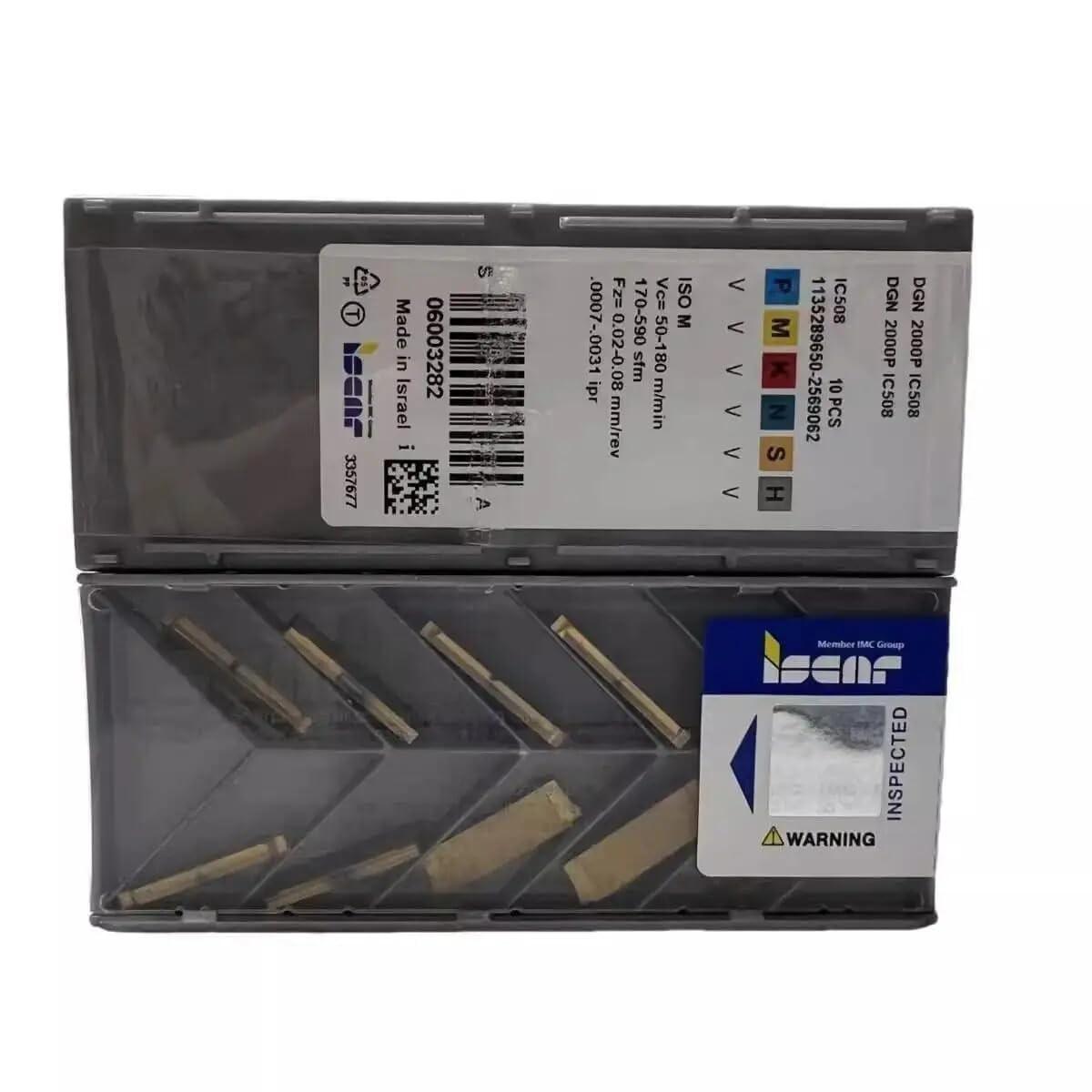 

ISCAR / DGN2000P IC508 /Industrial indexable Carbide Inserts 10 PCS