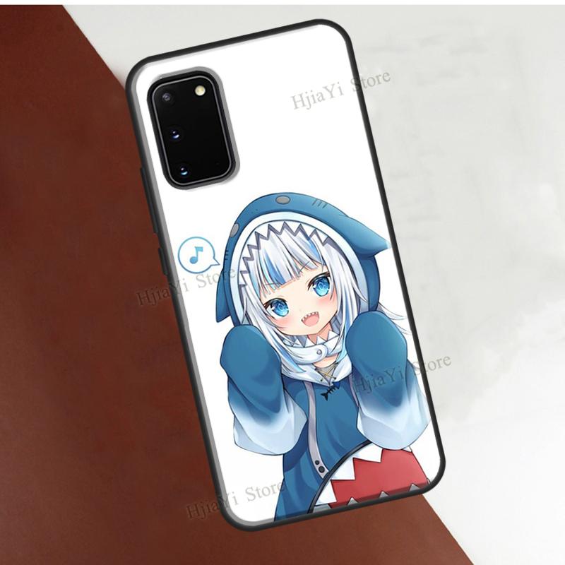 

Чехол для телефона Gawr Gura Hololive Anime для Samsung Galaxy S21 S22 Note 20 Ultra S8 S9 S10 Note 10 Plus S20 FE Note 20 Ultra