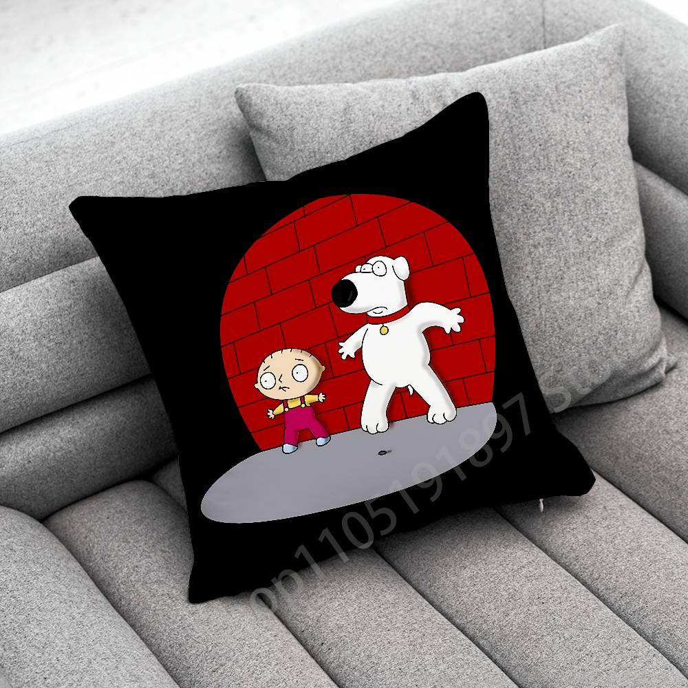 F-Family Funny Guy Throw Pillow Case For 30X30Cm 40X40Cm 45X45Cm 50X50Cm 55X55Cm Square Sofa Pillowcase Shell