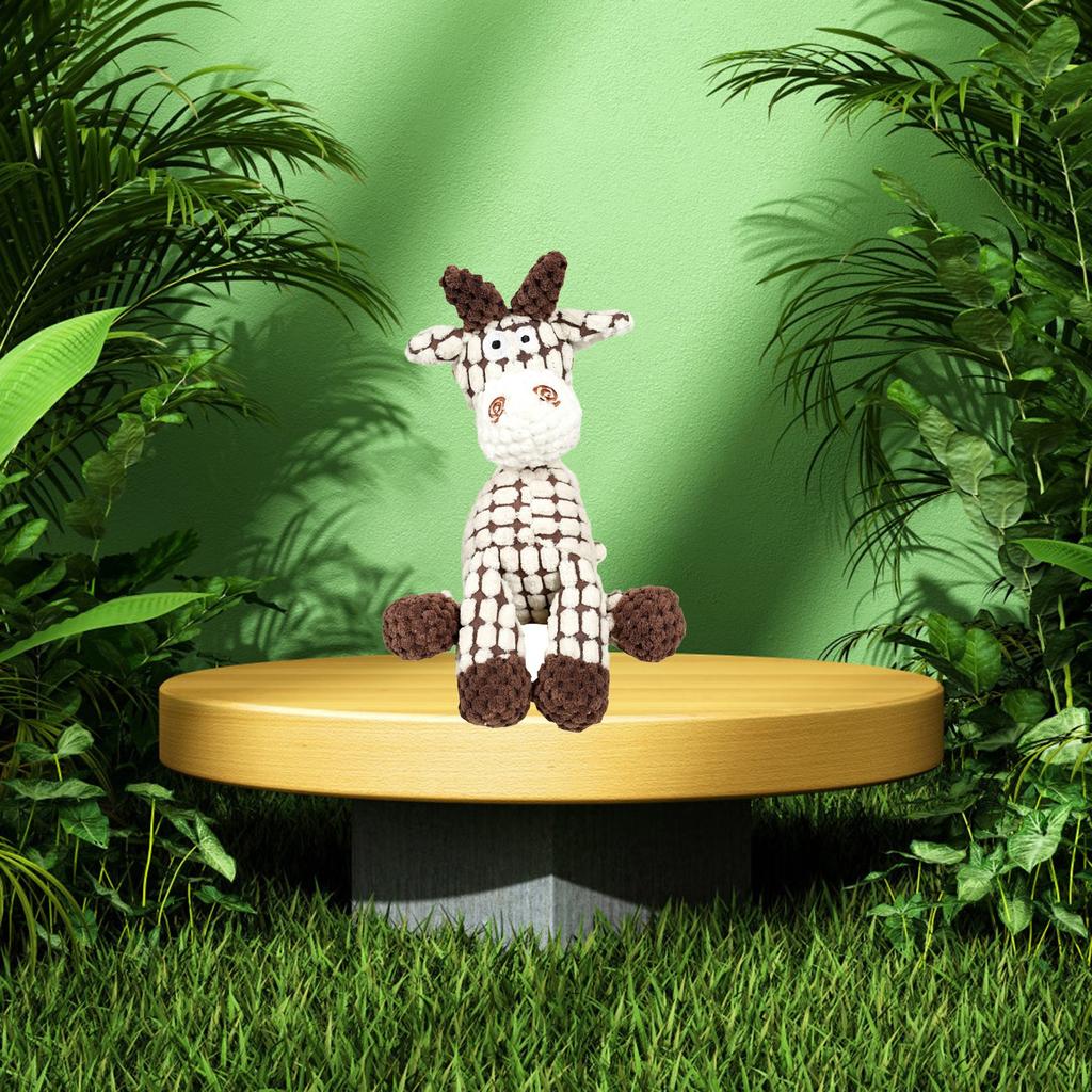 Câine de pluș Minge franceză rezistentă la rosat Frânghie Jucărie cu sunet Fruct Desen animat Animal Pisică Articole pentru animale de companie