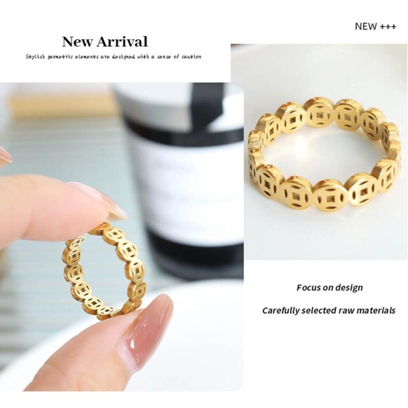 Five Emperors Coin Ring Men and Women Thai Silver Retro Trend Ethnic Style Indexes Finger Ring Jewelry US Size 5-11