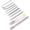 10Pcs/Set Stainless Steel Paracord Needle Knitting DIY Tool Bracelet Weaver Accessory