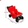 MOC Bausteine Baby Kinderwagen Kinderwagen Flaschenhalter Bildungsbausteine Kinder Mädchen Spielzeug Geschenk