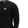 Nike Sportswear Logo Print Pullover Sweatshirt Men Tops Black DO1740-010