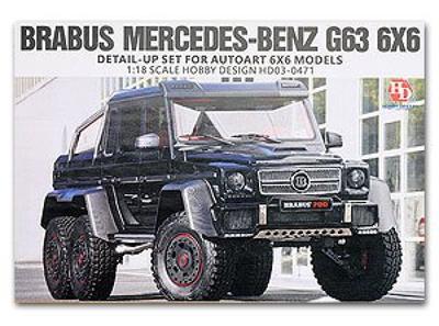Brabus G63 6x6 Detail Up Set Hobby Design Mercedes-Benz 1/18 HD03-0471