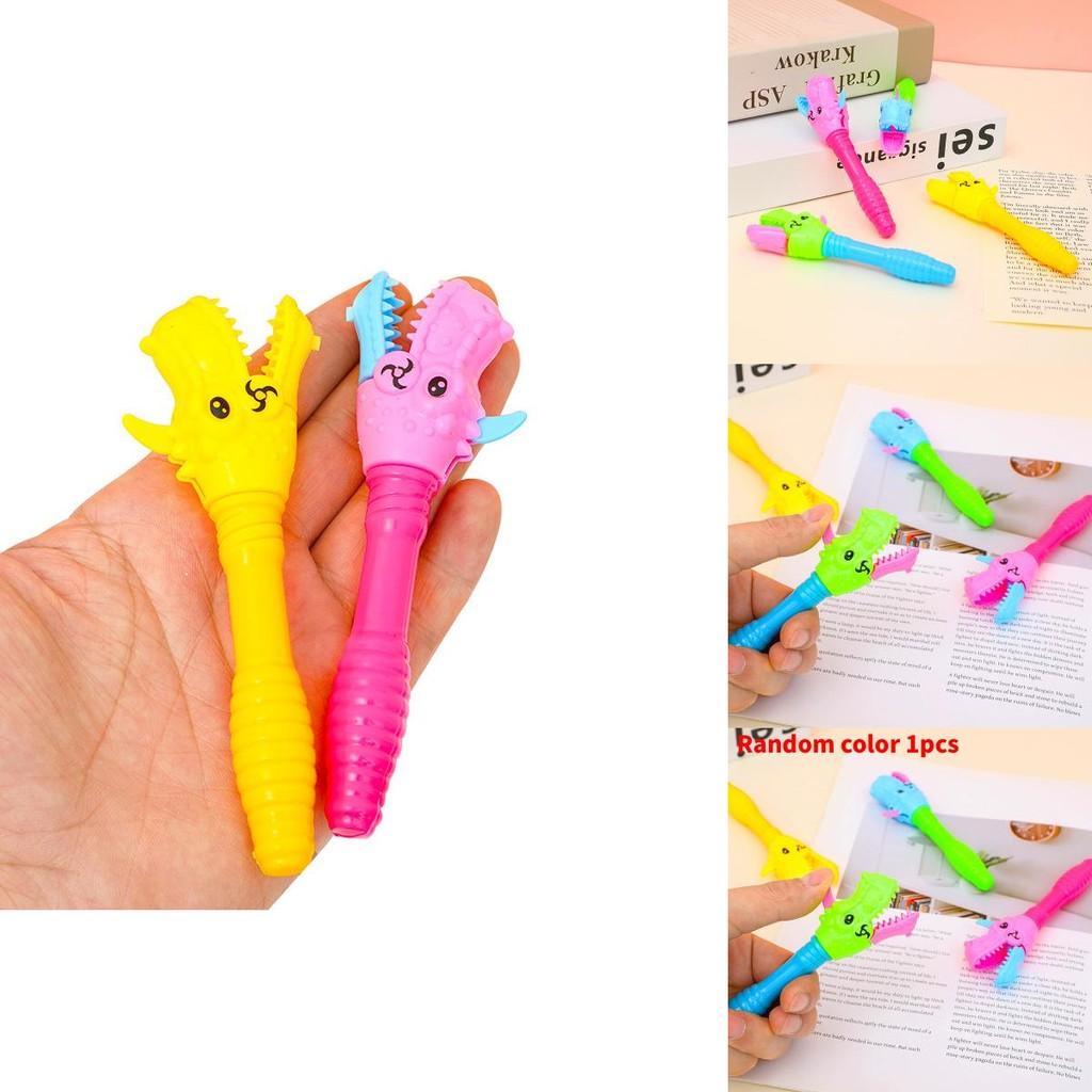 Creative Dinosaur Bite Hand Toy With Plastic Play Set For Childrens Pretend Play Gift