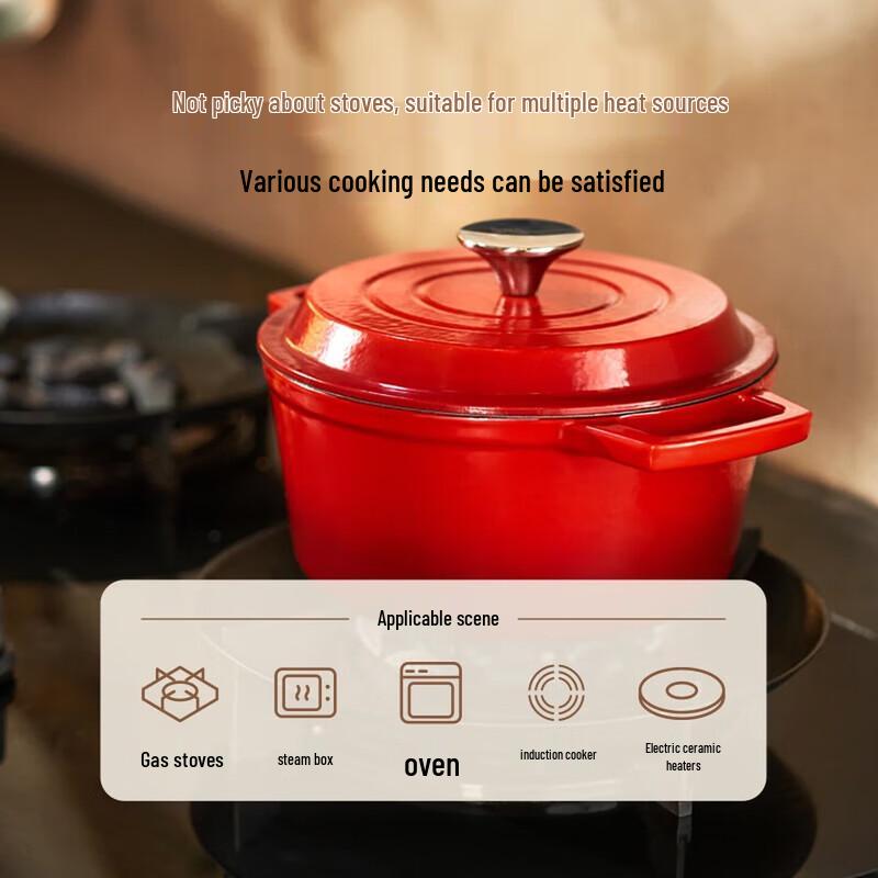 Robam Enamel Cast Iron Micro-Pressure Soup Pot