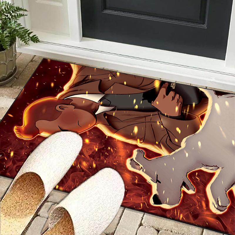 Adventure In The City Office Rug Chair Mat, Game Carpet, Suitable for Front Door, Bedroom, Living Room, Desk, Holiday Gift